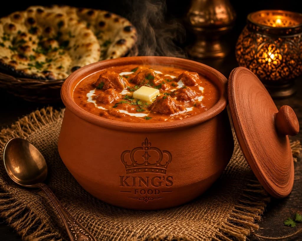 Signature curry in branded clay pot