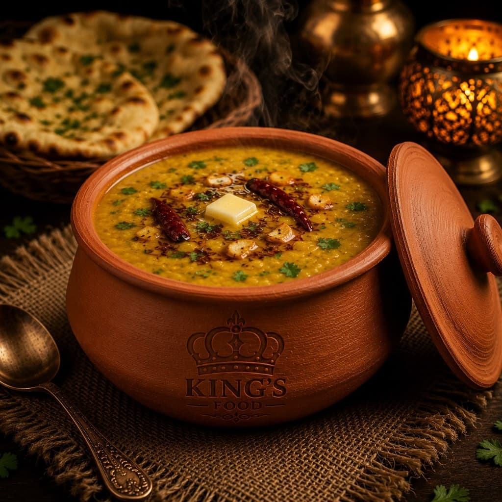 King's Food Dal Tadka in branded clay pot